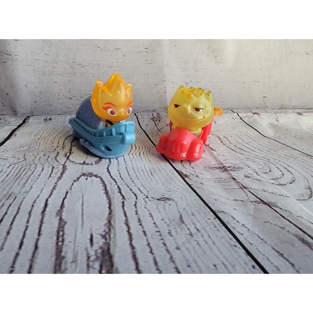 2023 McDonald's Disney Happy Meal Toys Elemental Ember And Bernie Tanker Truck